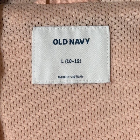 OLD NAVY Linen Peach Jacket Kids Sz 10 12 - Picture 4 of 4